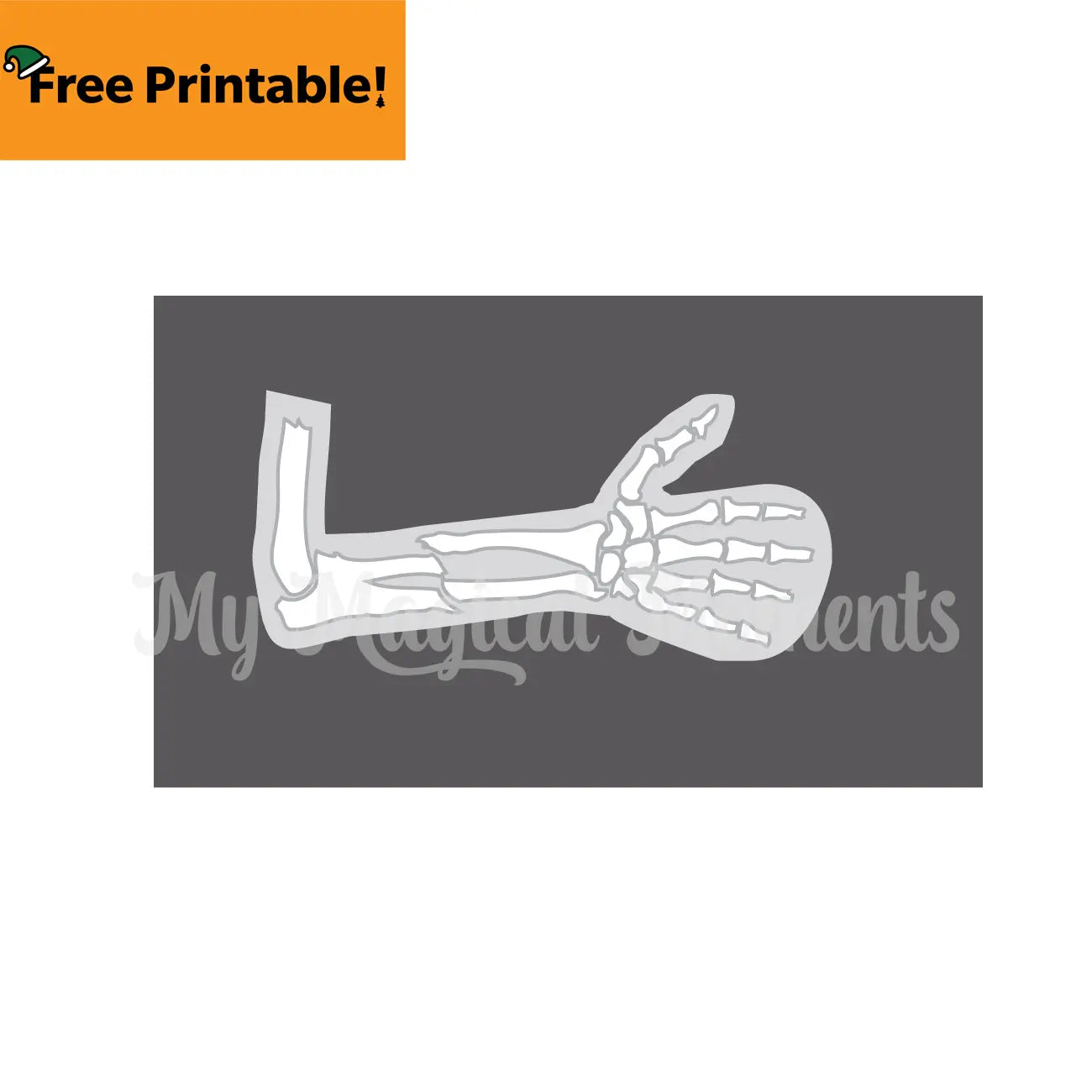Elf Arm Cast Xray Printable