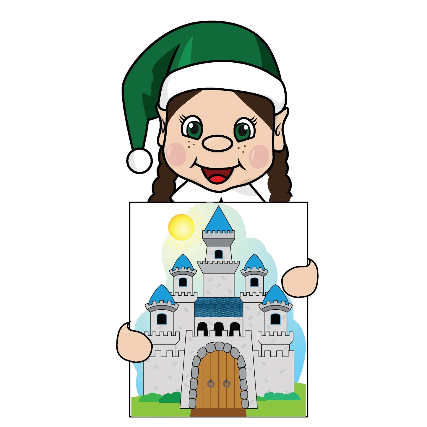 Castle elf clipart