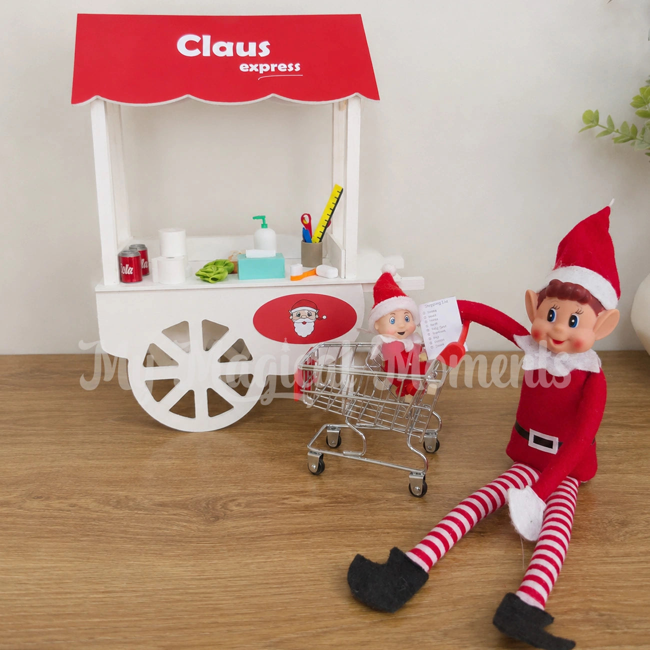 Elves shopping at mini shop