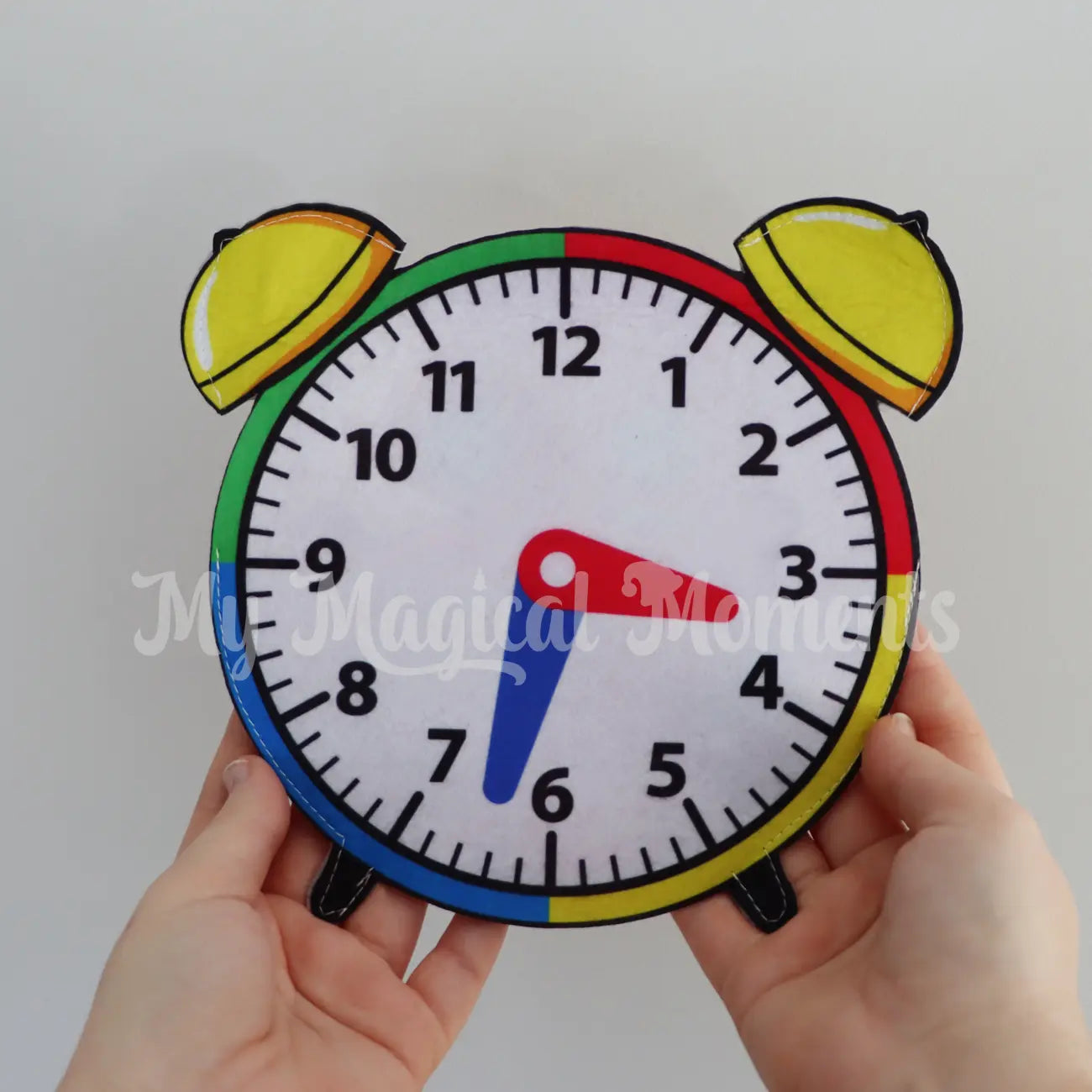 Clock Elf Costume Hand comparison