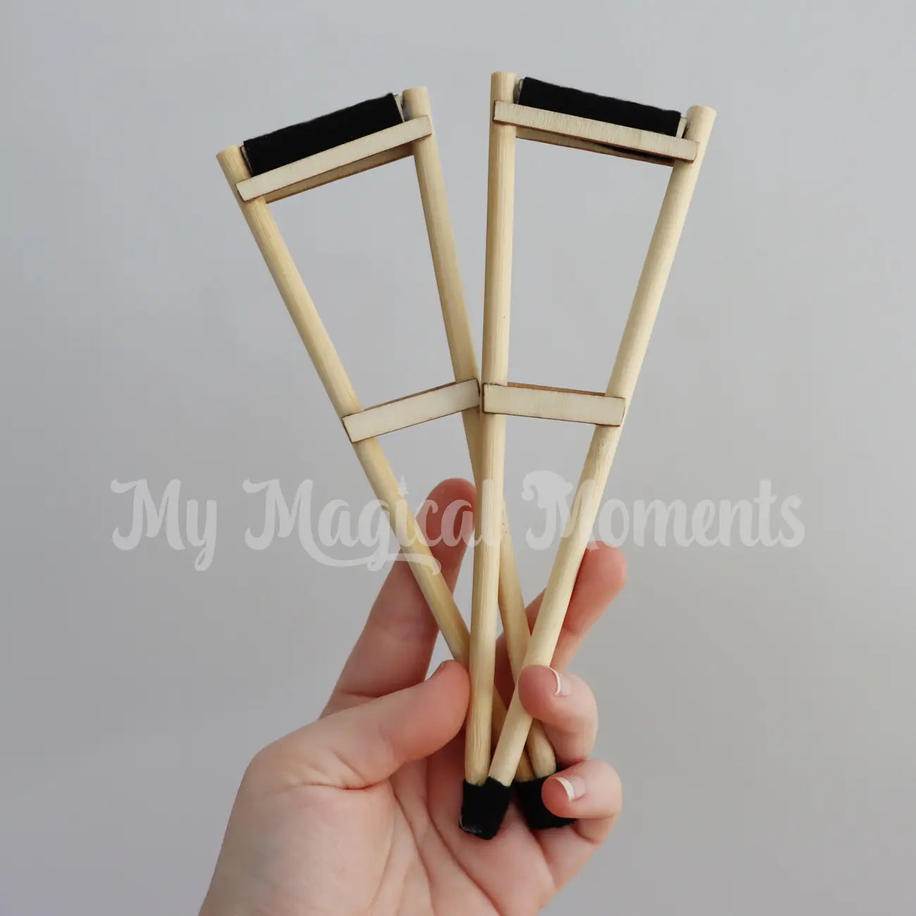 Crutches Elf Prop Hand comparison
