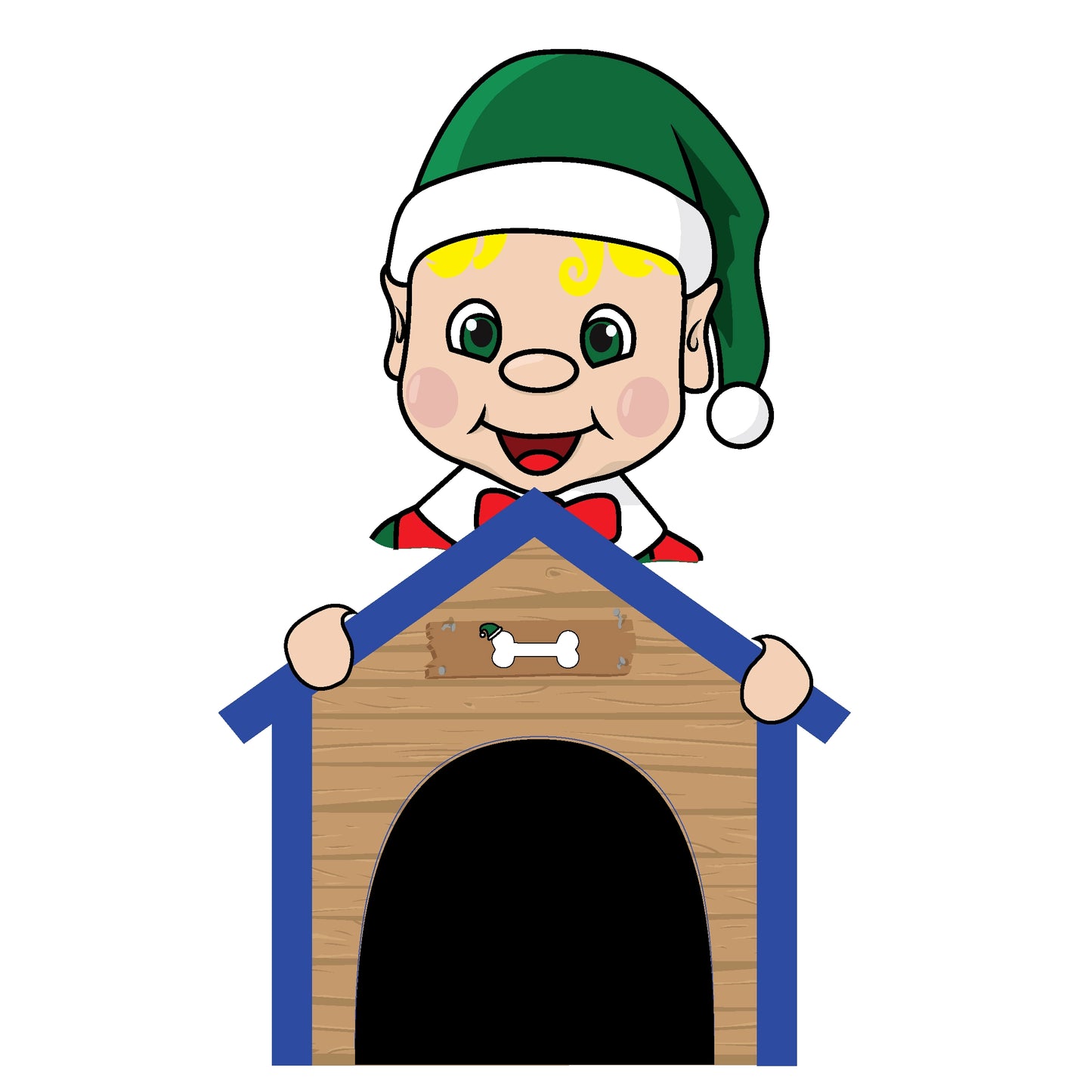 Elf clipart dog
