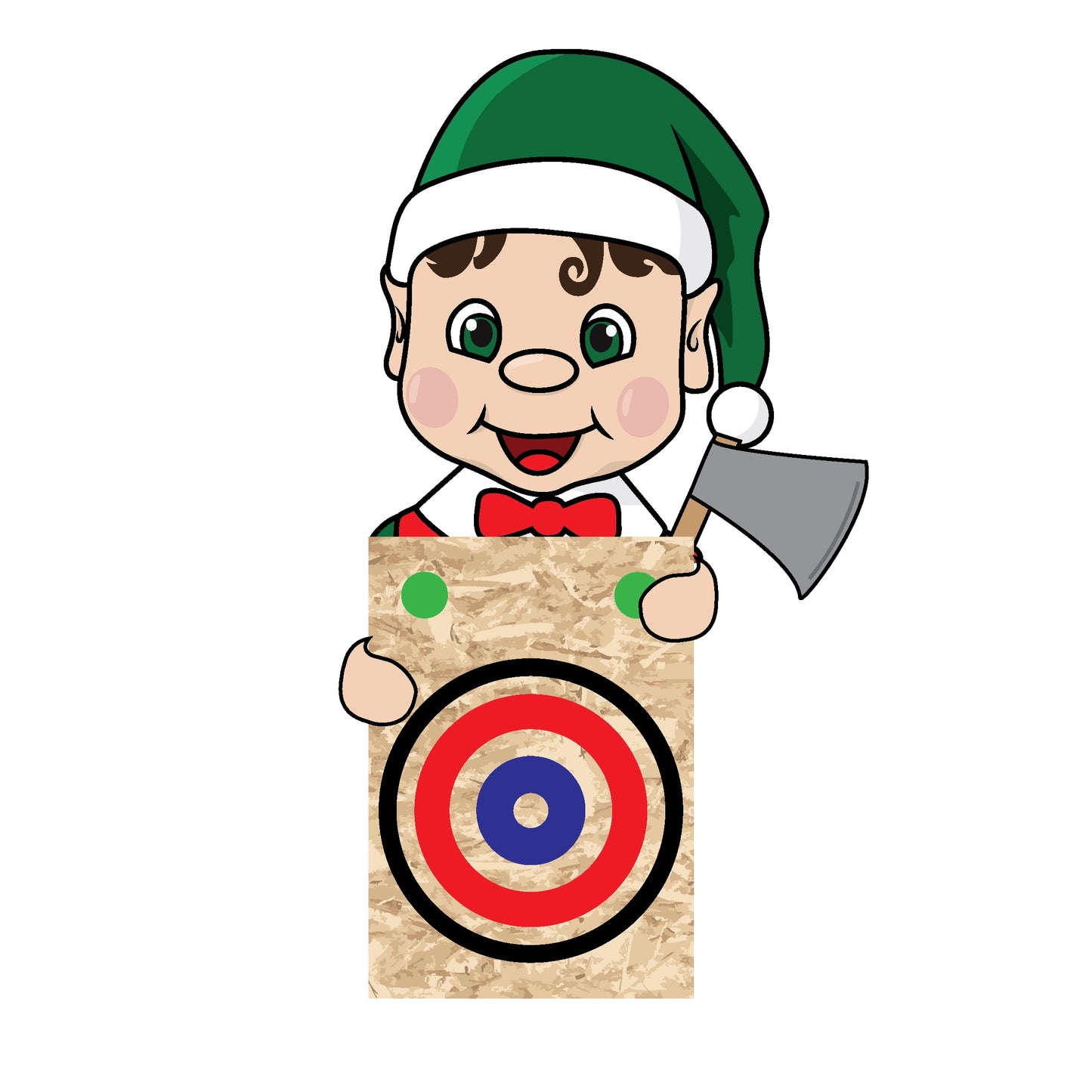 Elf axe target printable