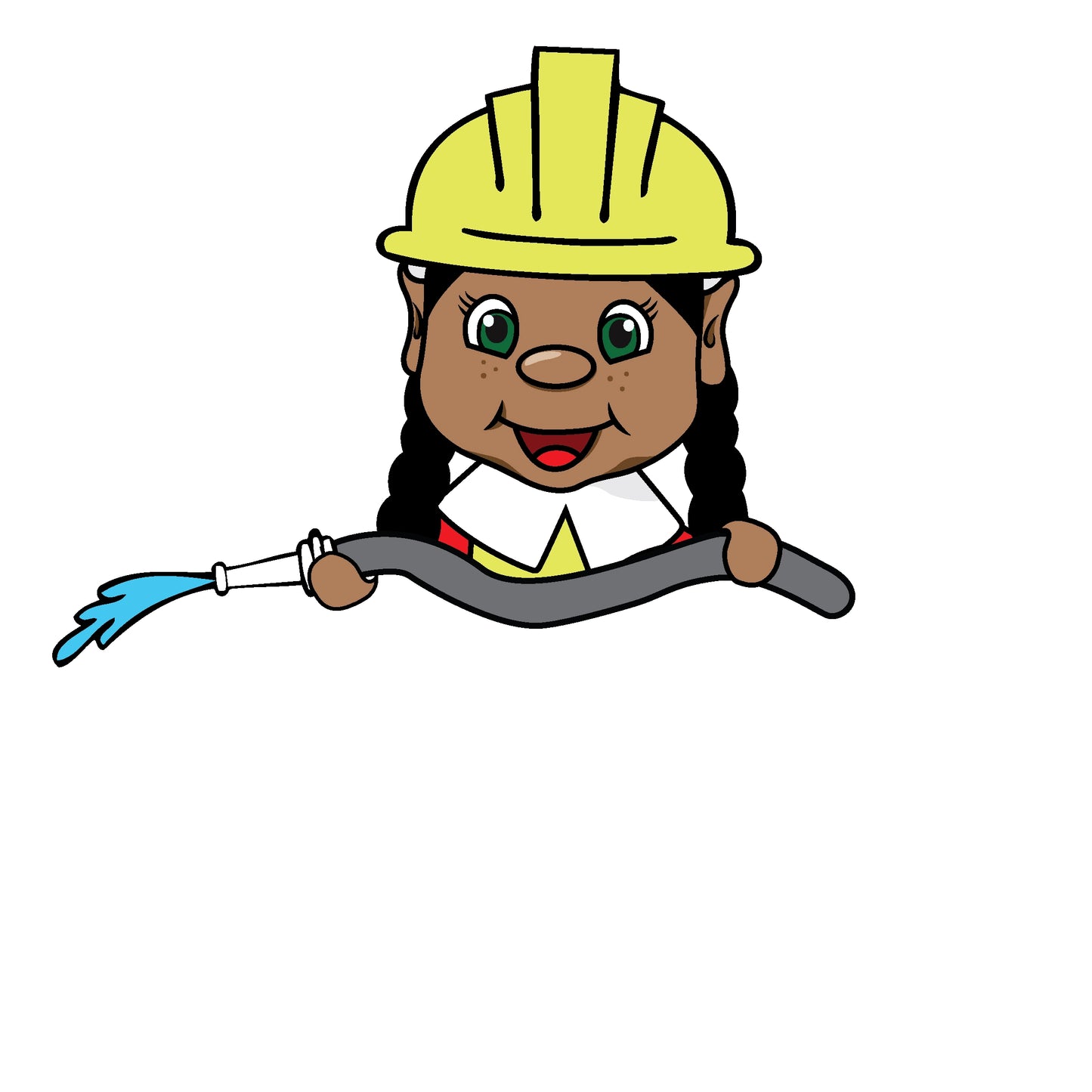 Fireman elf clipart