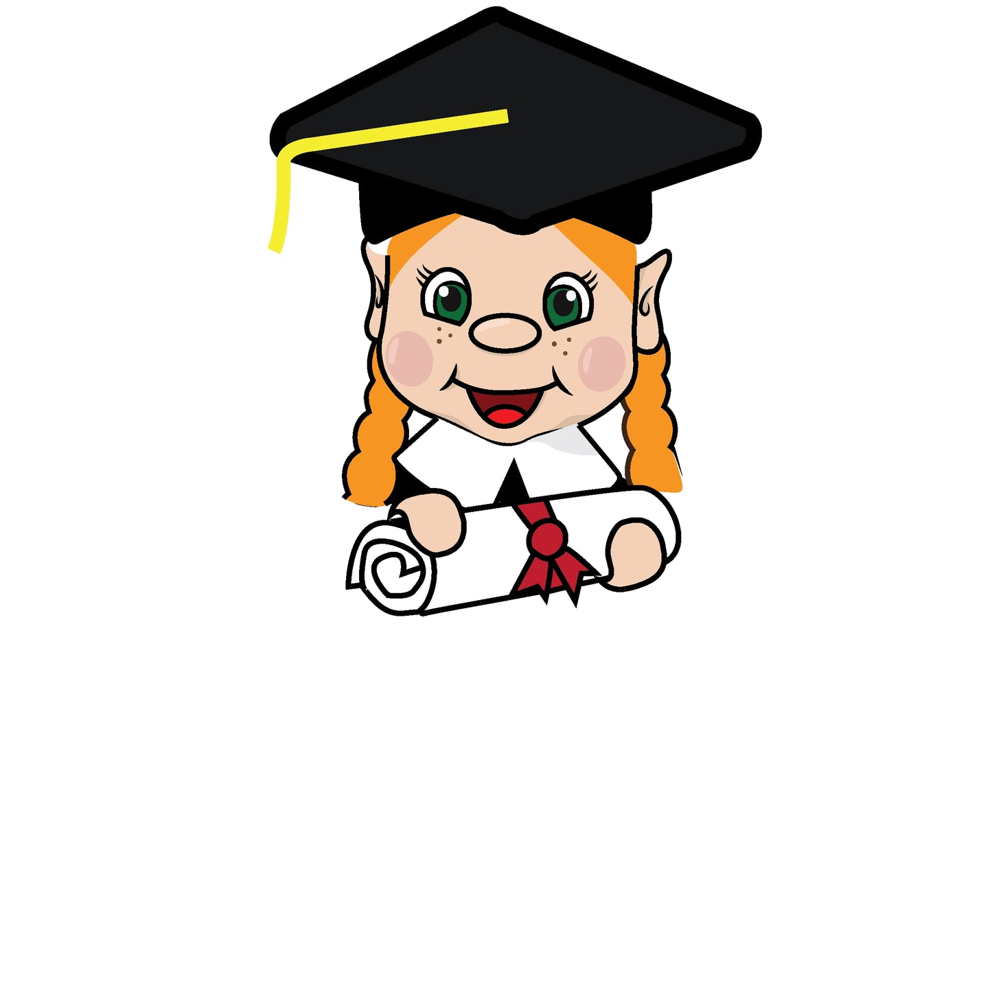 graduation elf clipart