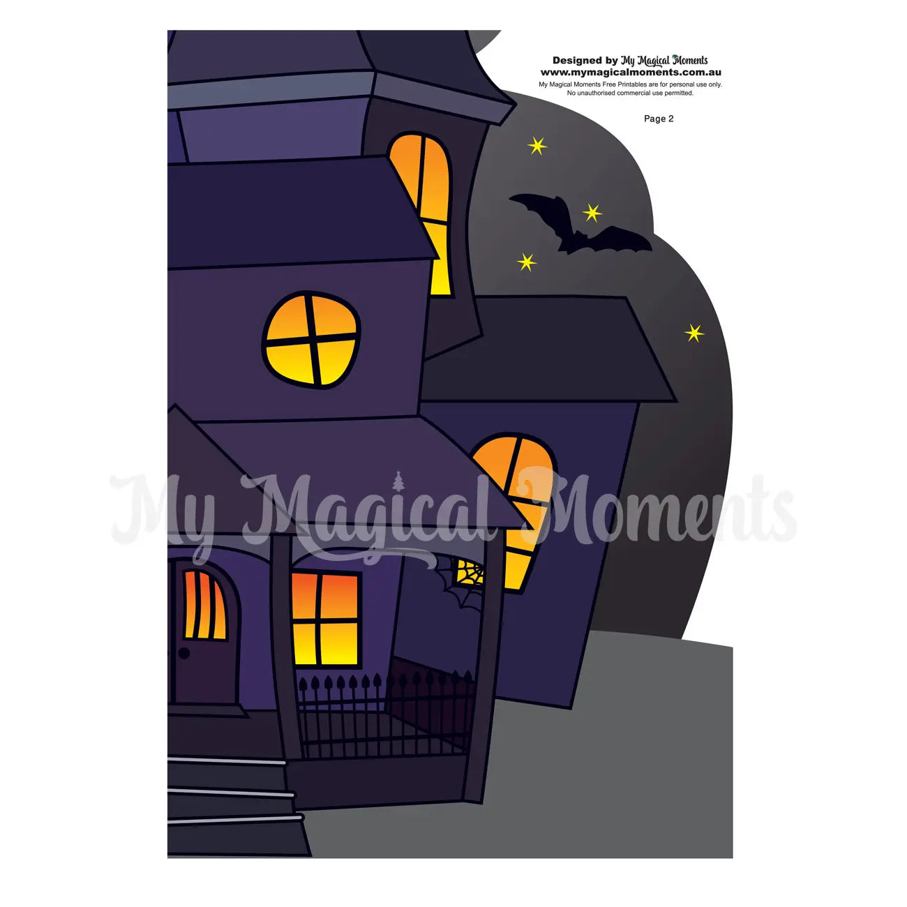 Haunted Elf Printable page 3