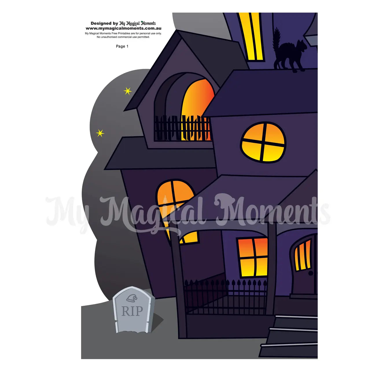 Haunted Elf Printable page 2
