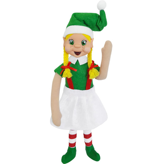 blonde girl elf Bendable standing elves