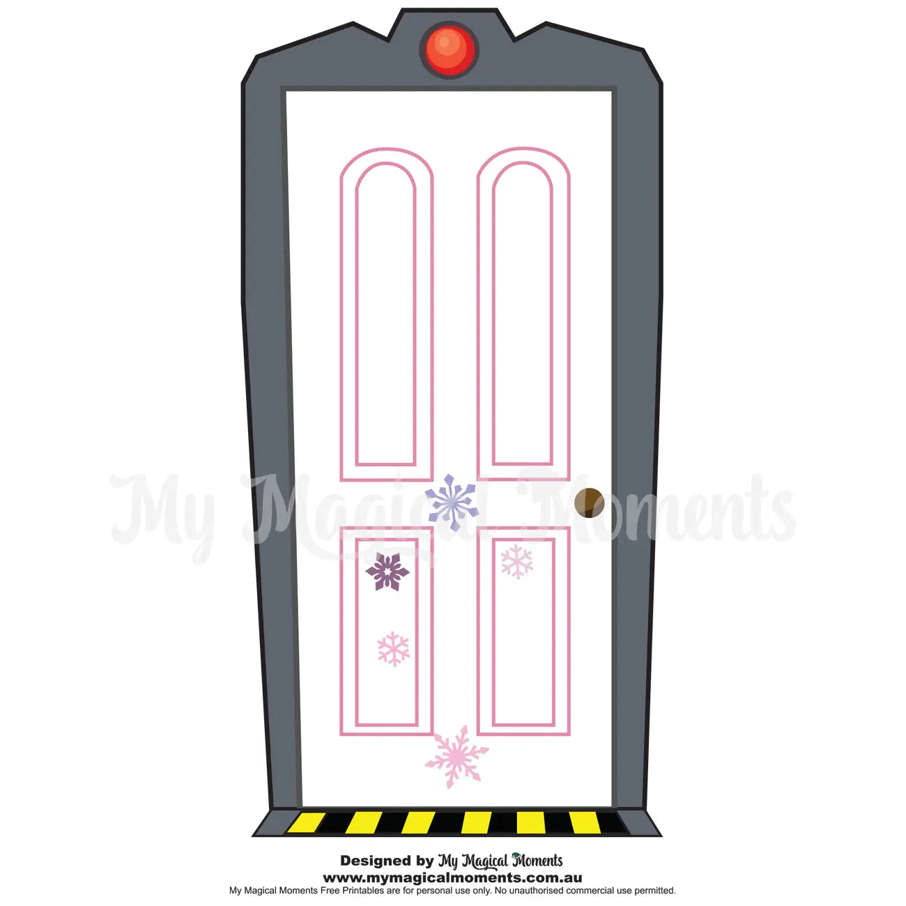 Elf Door Printable Monsters Inc Style