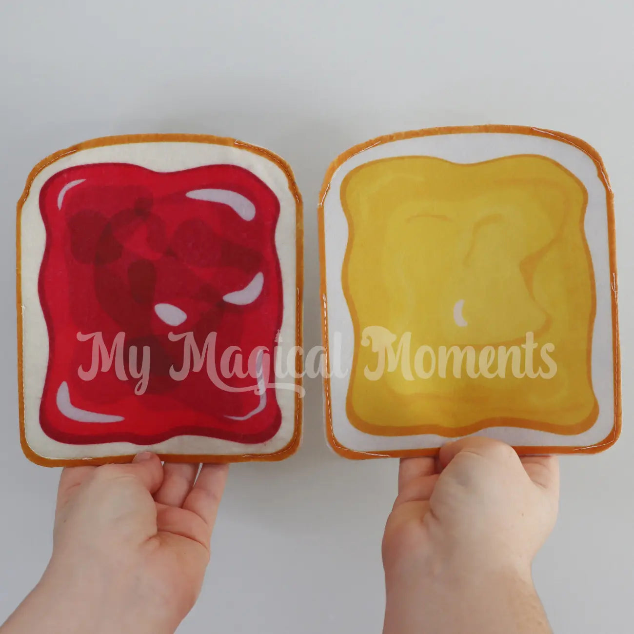 PB&J Elf Costume Hand comparison