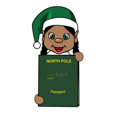 Passport - My Elf Friends® - Black Hair Girl