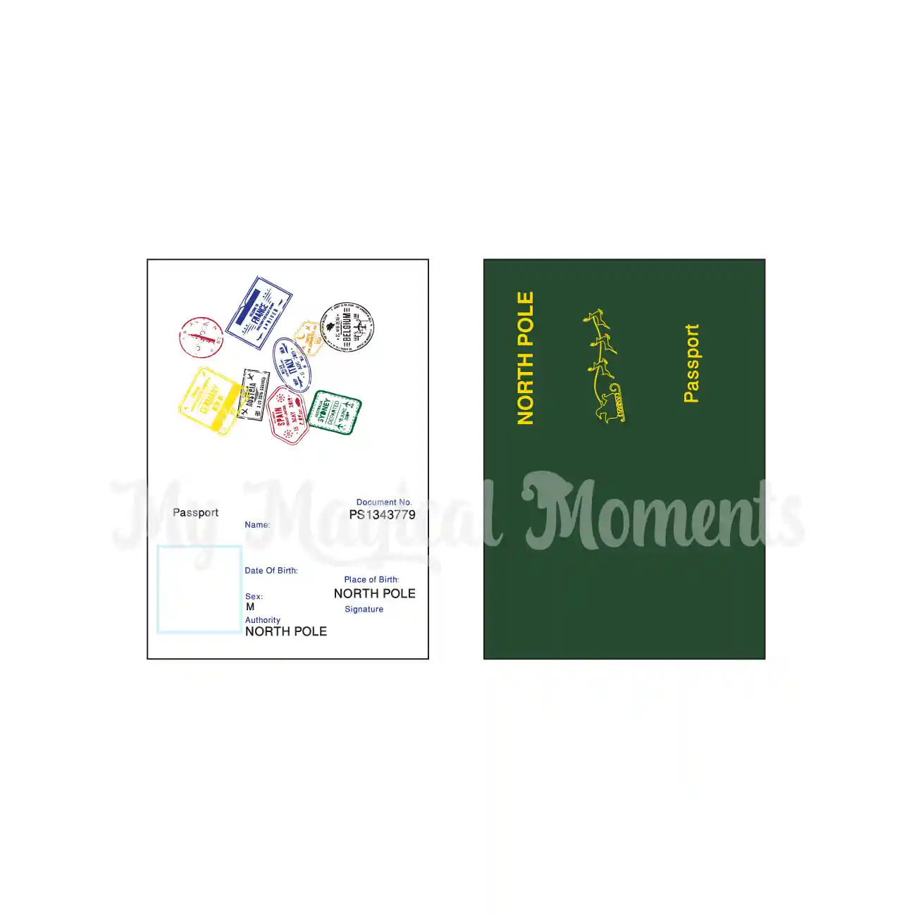 Free elf passport printable