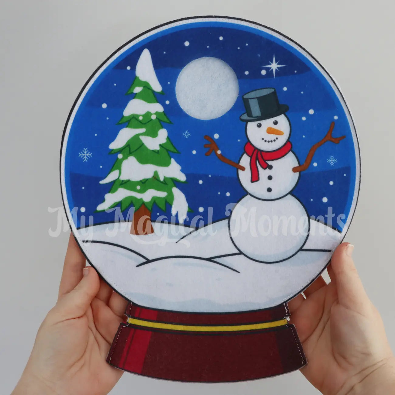 Snow Globe Elf Costume Hand comparison