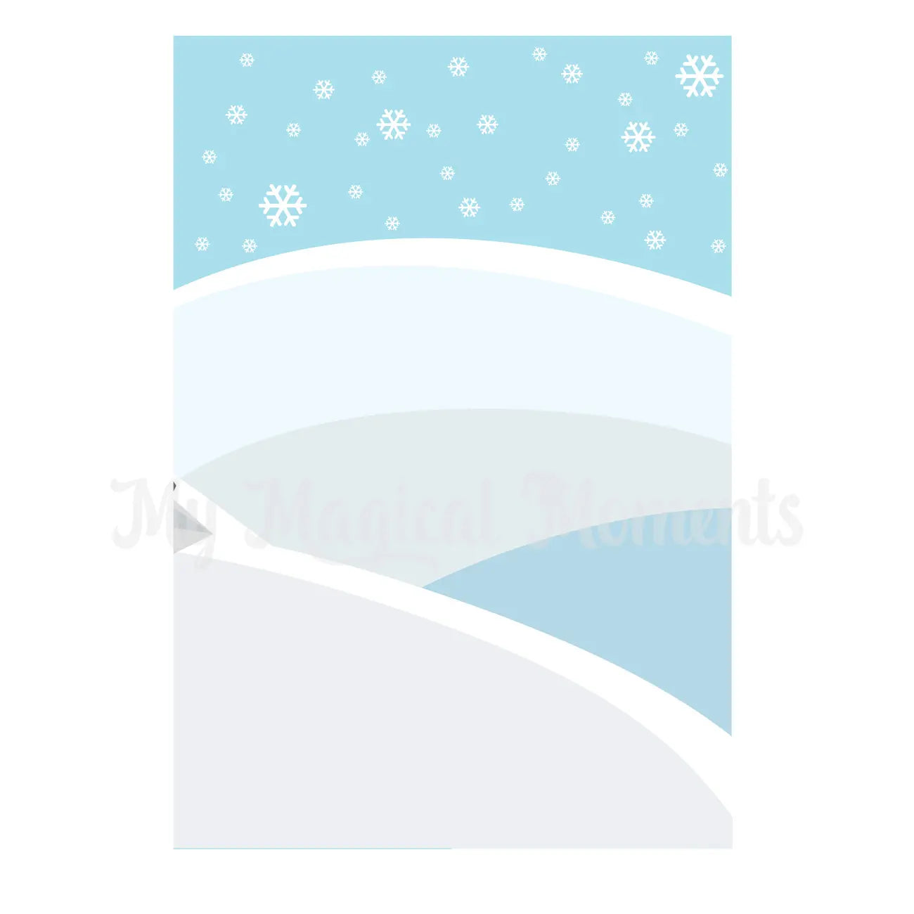 Snow printable side 1
