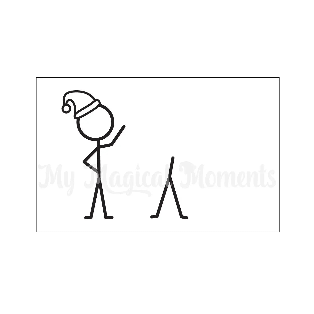 Elf Stick Figure Base Printable