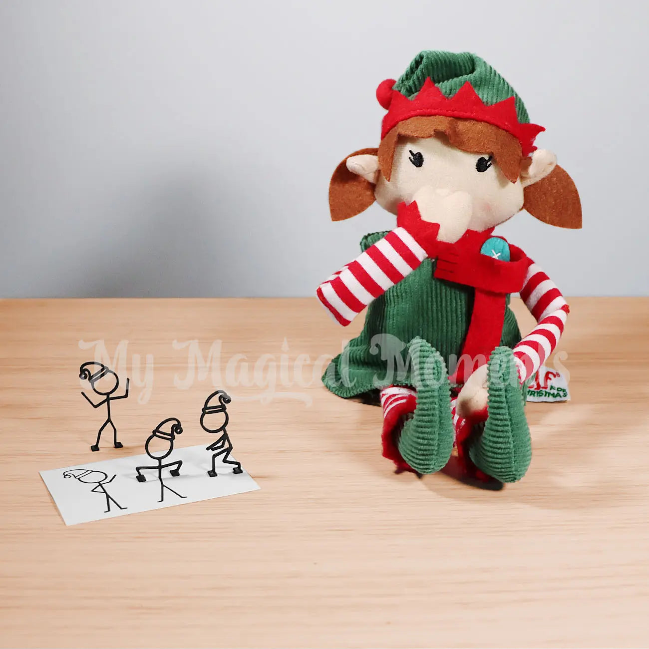 Elf Shocked as 3d Stick men come to life off the paper
