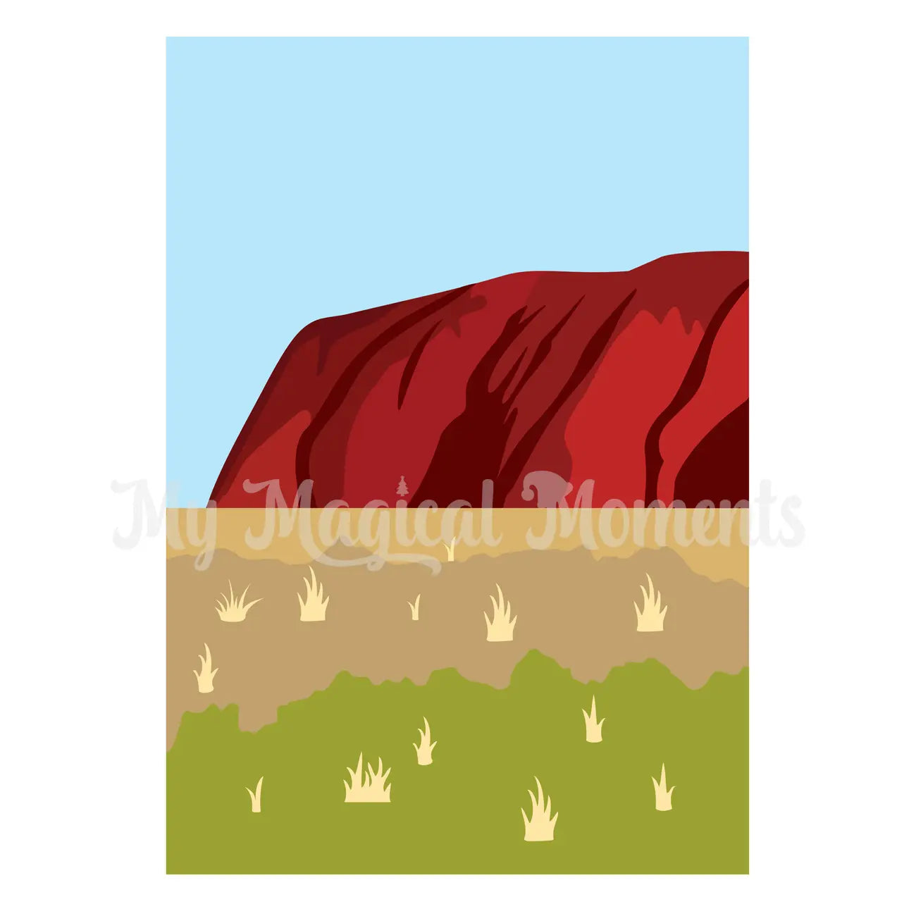 Uluru side