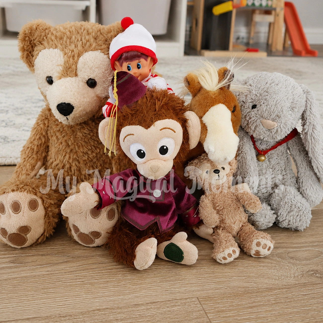 Where is Elfie hiding in toys
