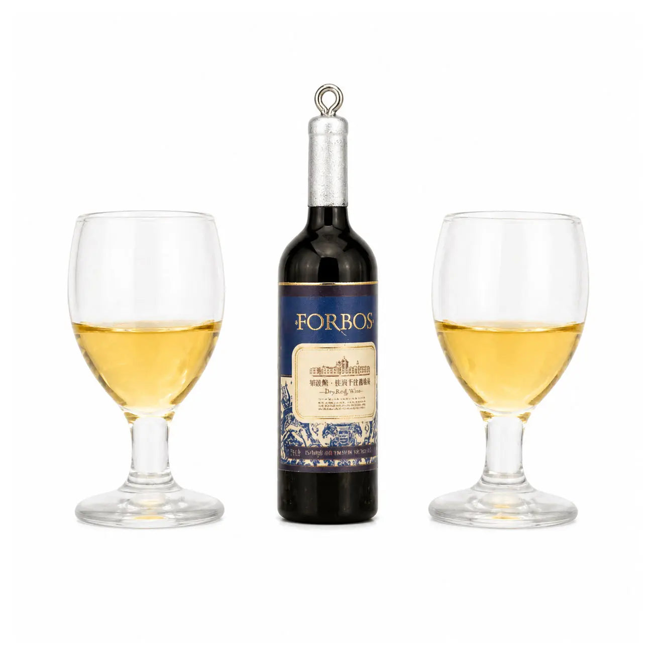 Wine Bottle & Glasses Set - Retired