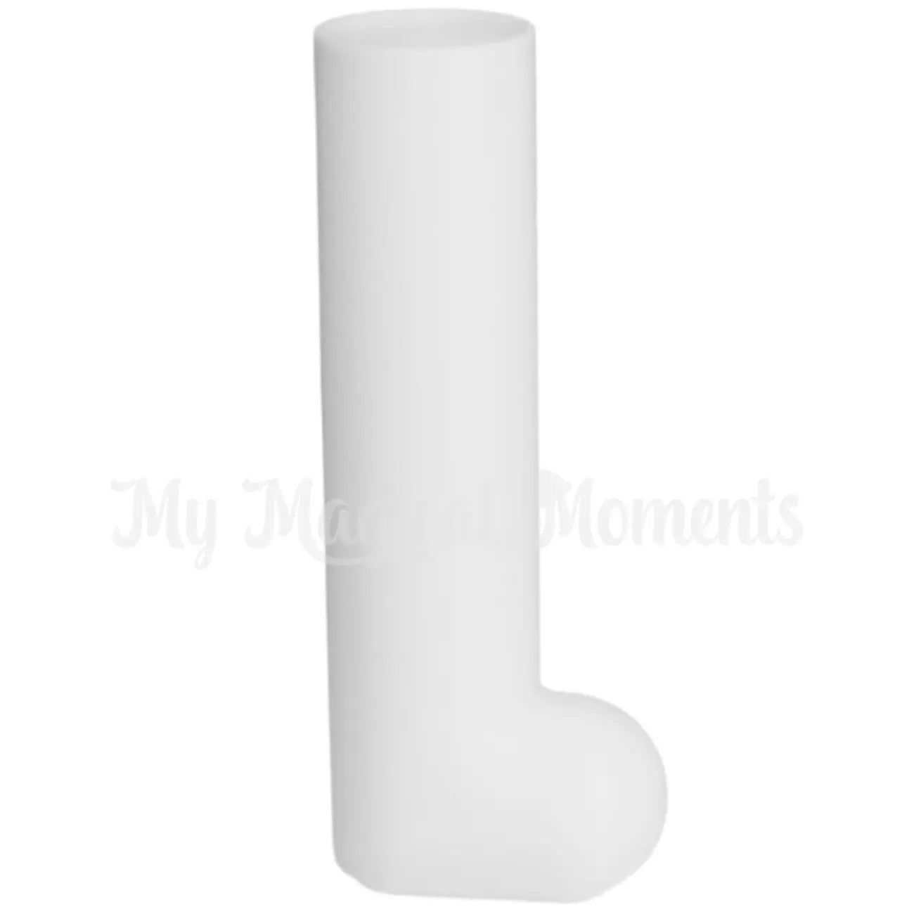 Miniature elf leg cast, 3d printed white
