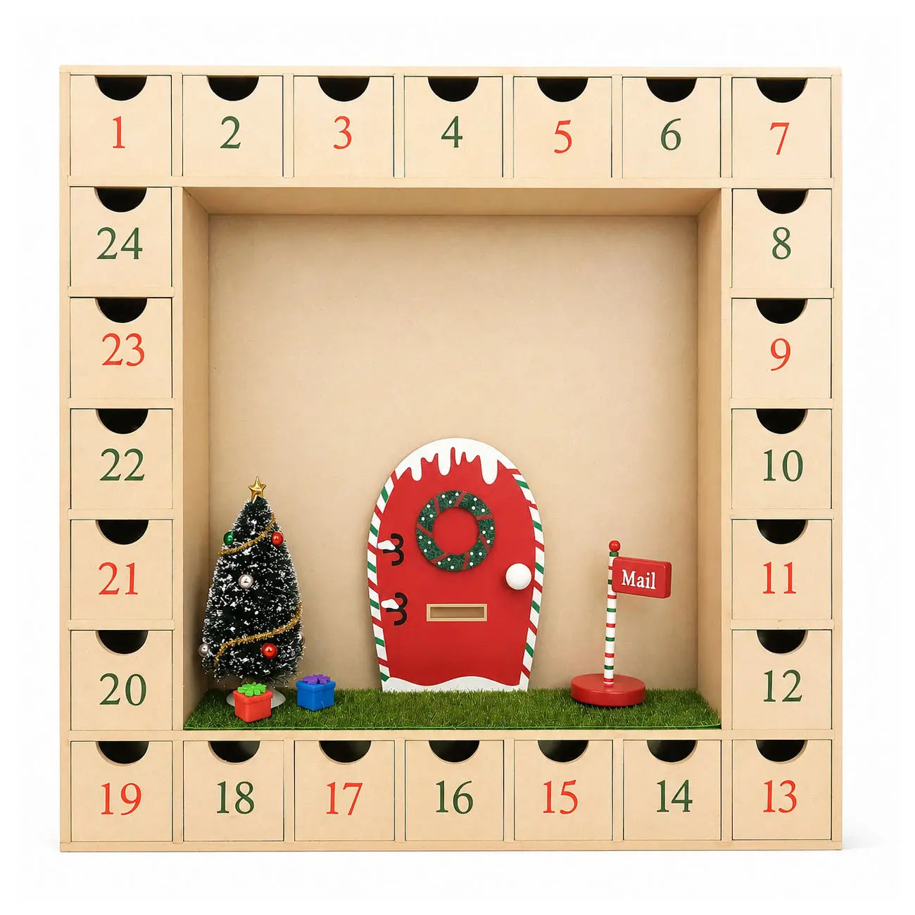 Christmas Elf House Advent Calendar Raw - Retired