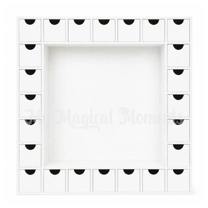Christmas Elf House Advent Calendar - White - Retired