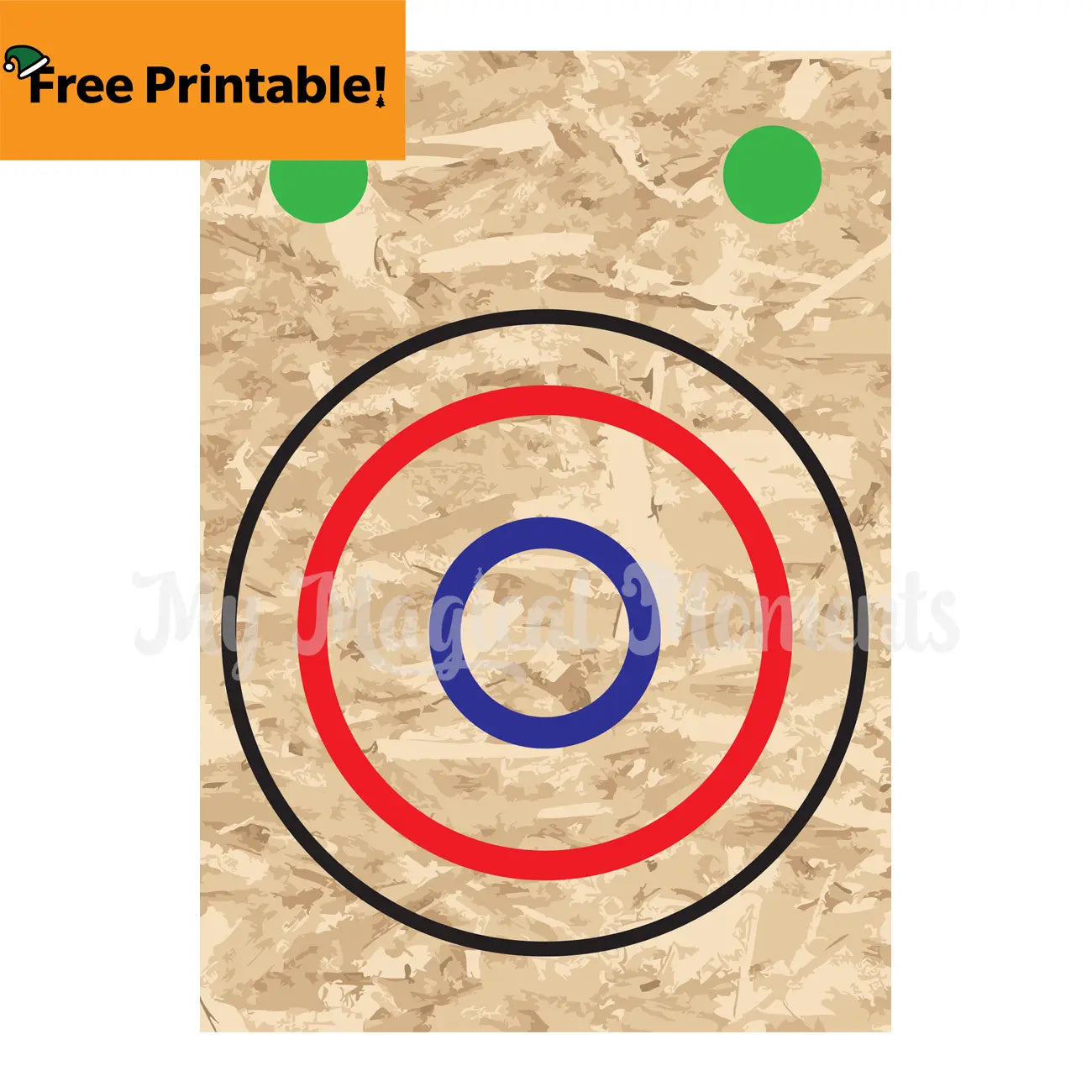 Free Elf Target Printable