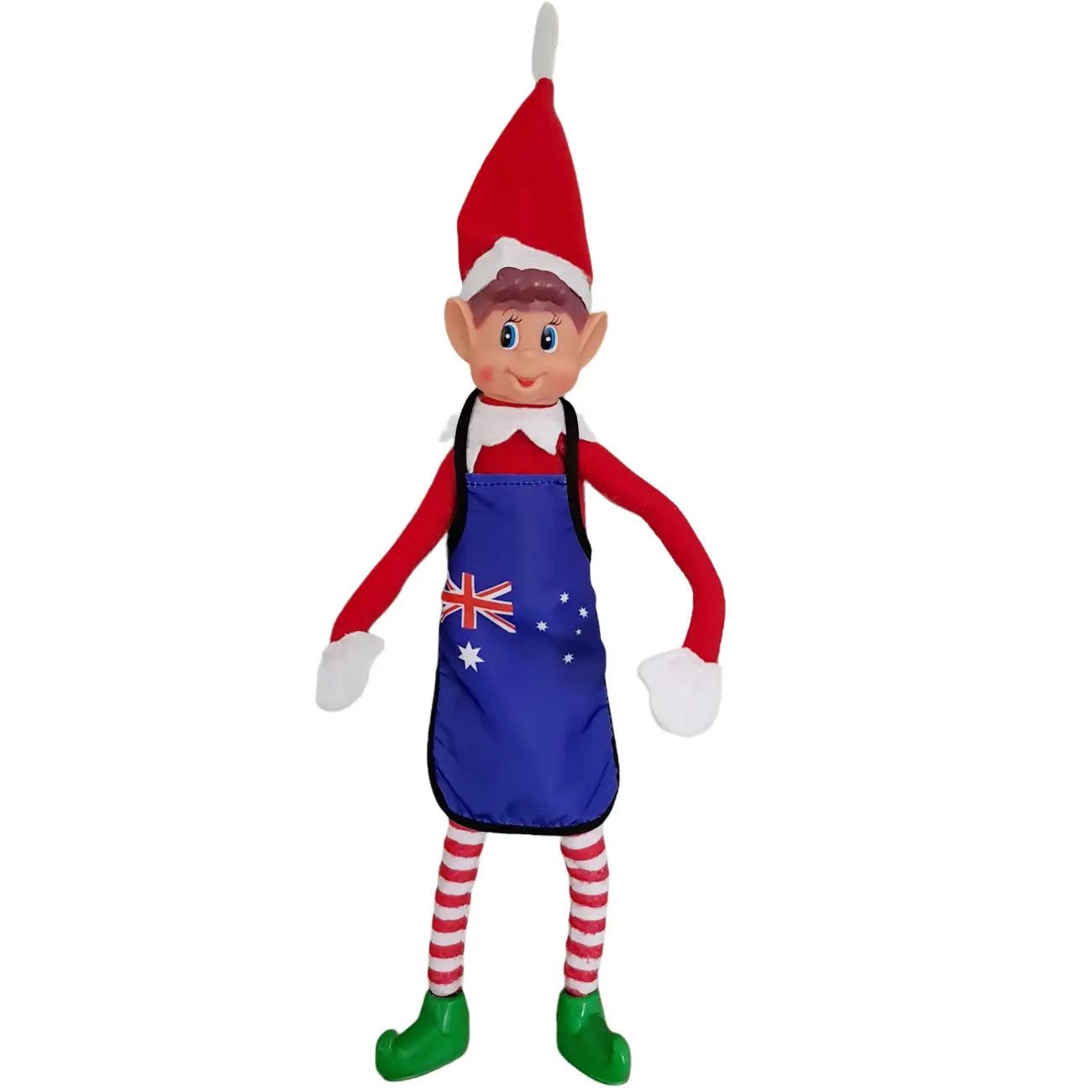 aussie bbq apron worn by elves behavin badly