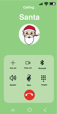 calling santa elf phone printable