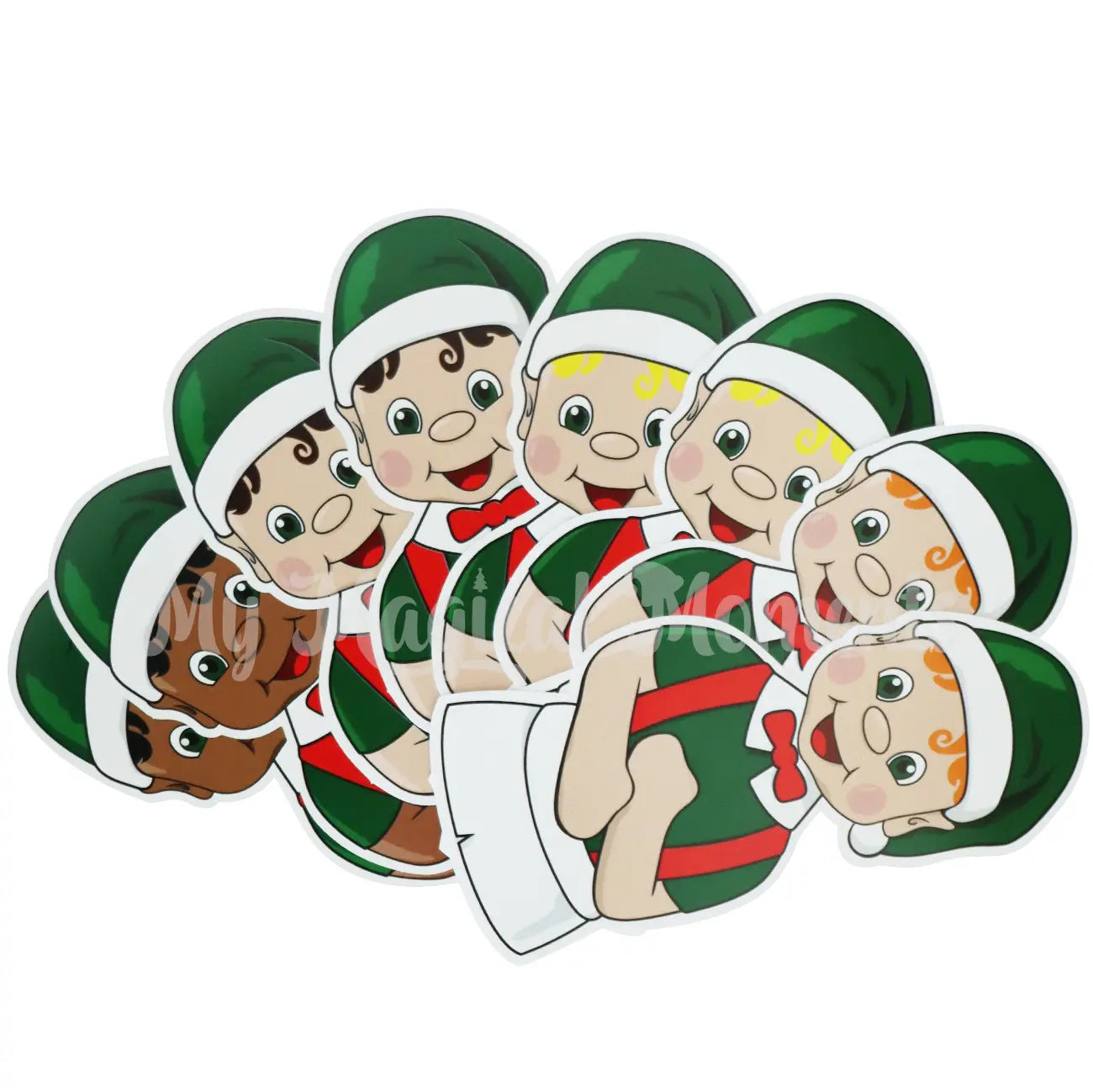 Boy My Elf Friends Lollipop Holders