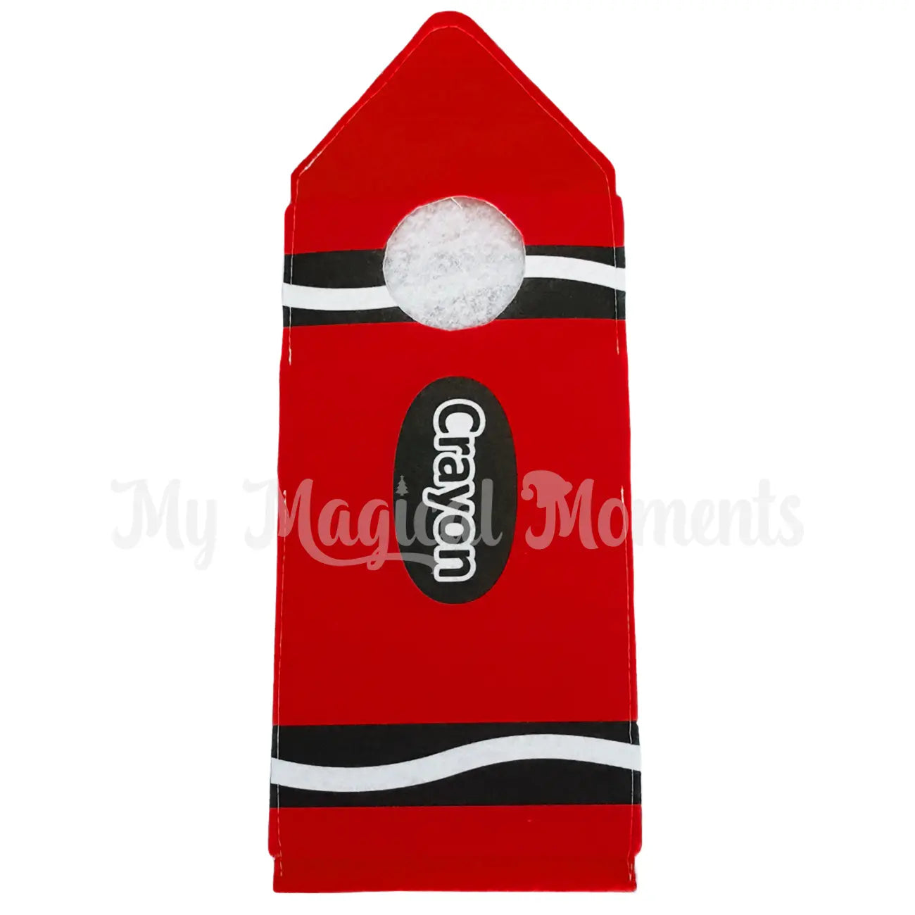 Red crayon elf costume