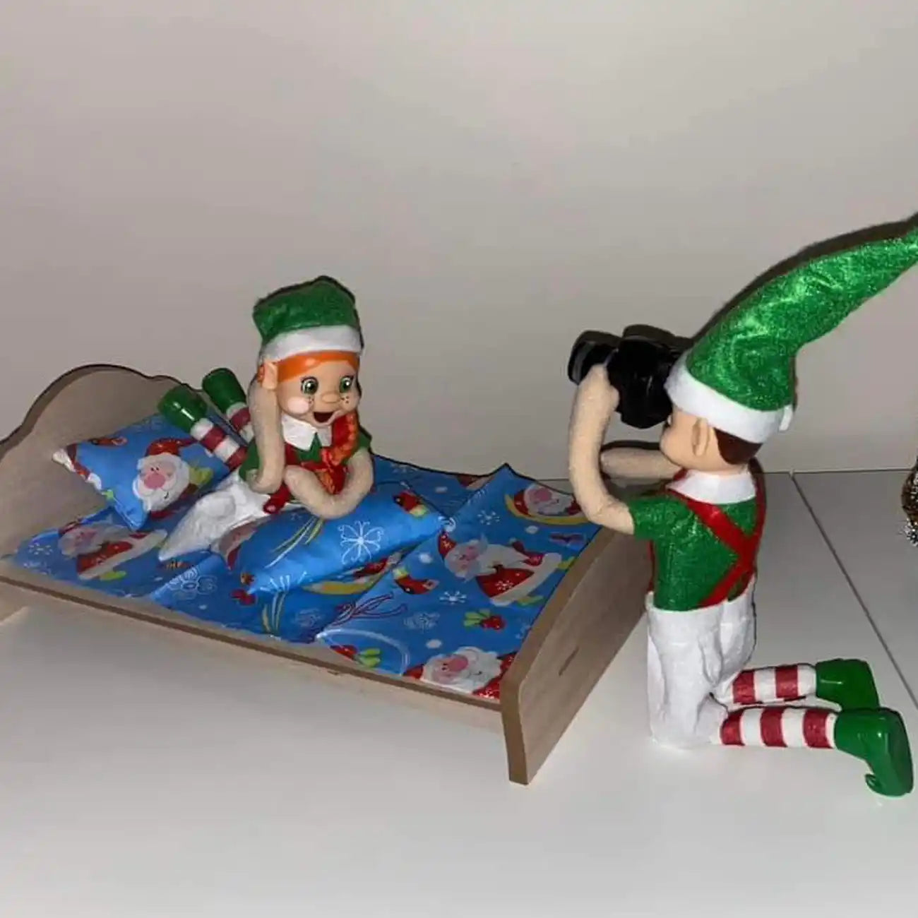 Elf customer camera scene