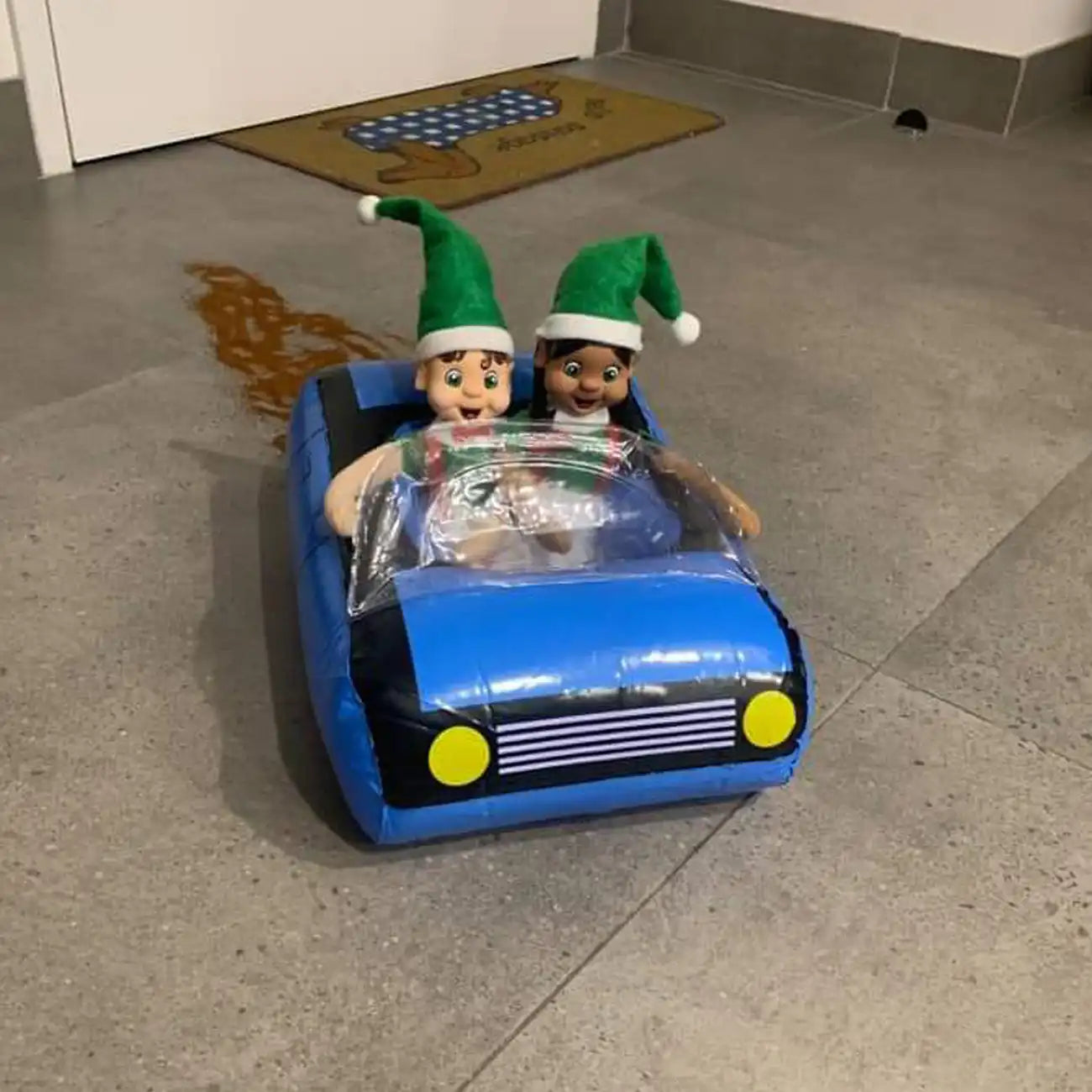 Elf customer car scene