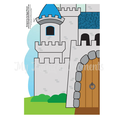 ELf castle printable Piece 2