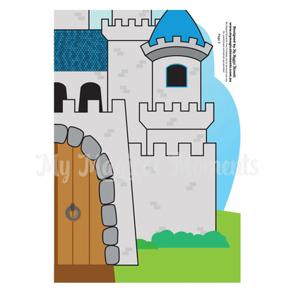 ELf castle printable Piece 3