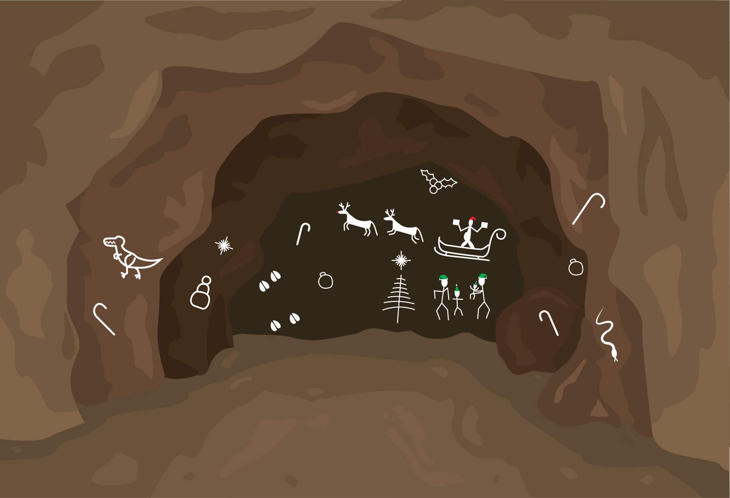 Cave Background Scene