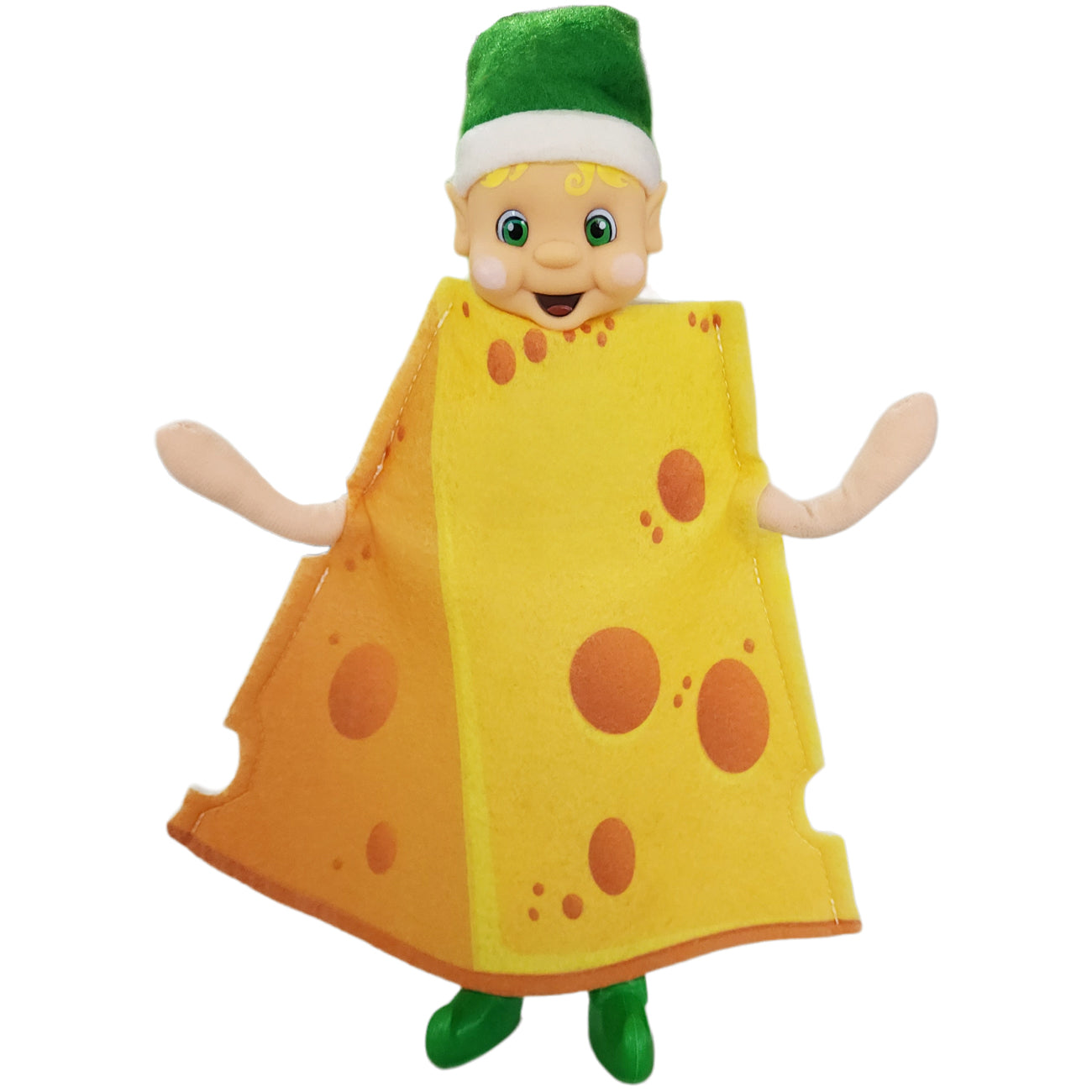 Cheese Elf Costume Worn by My Magical Elf Friends