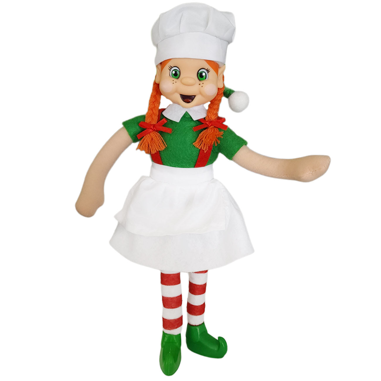 Elf wearing a chef elf outfit