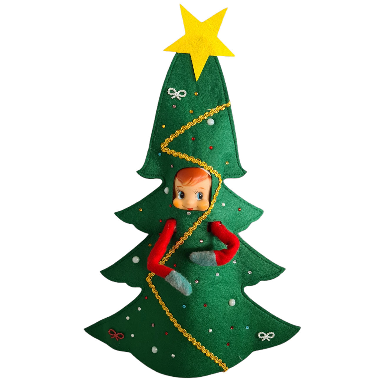 christmas tree elf costume
