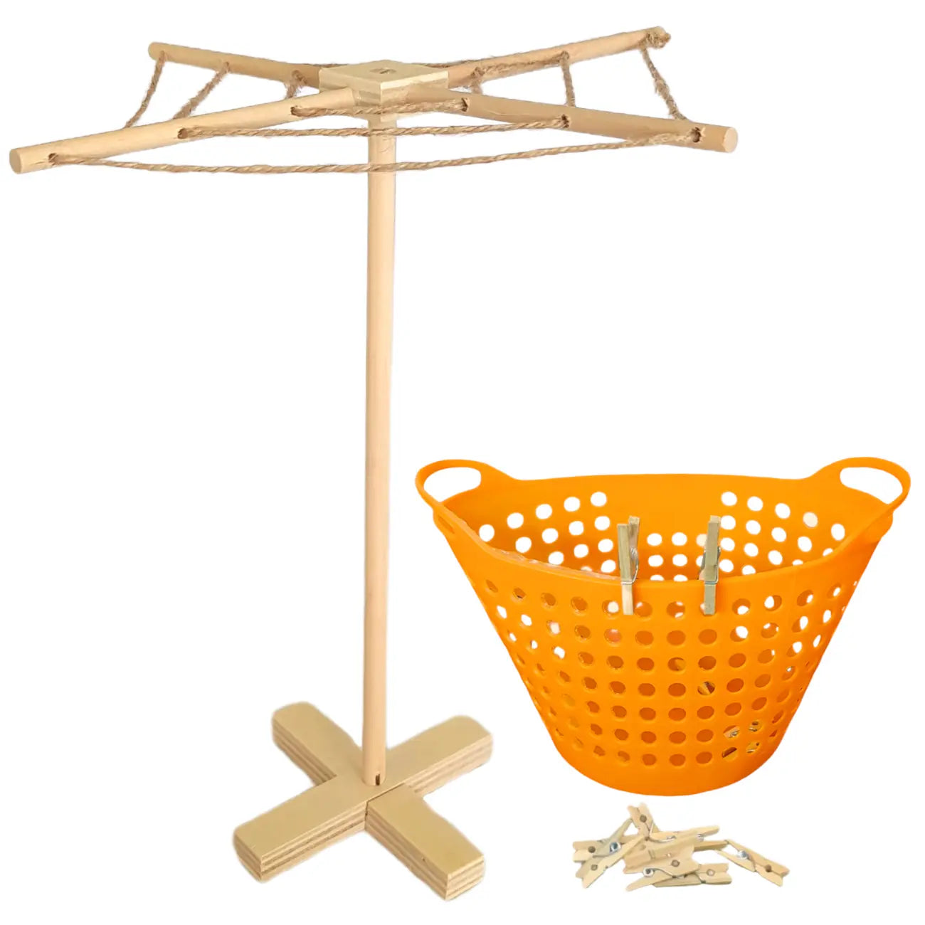 Clothesline Basket elf props