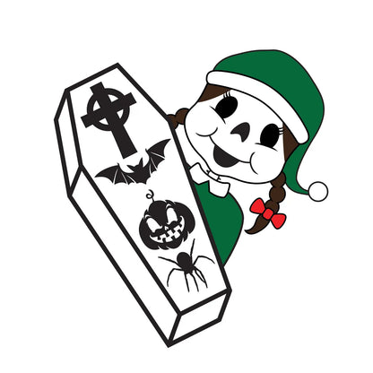 Elf skeleton clipart