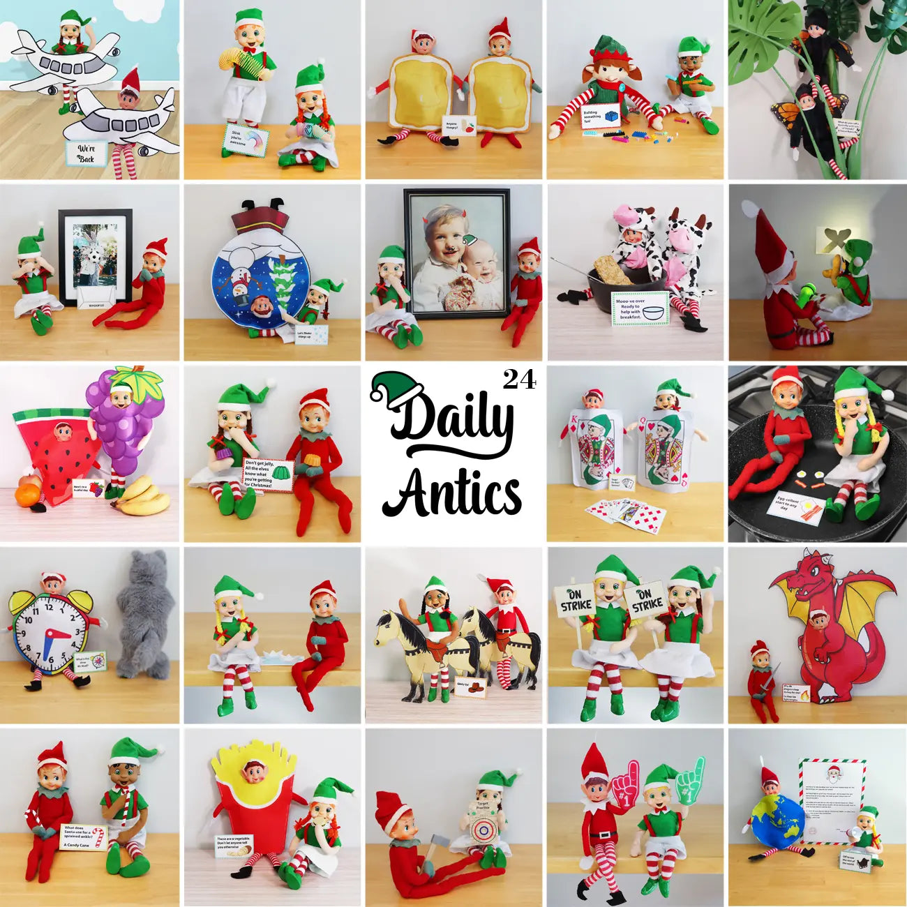 2 elves 24 day elf pack favourites