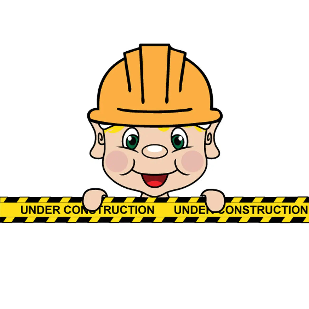 construction scene elf clipart