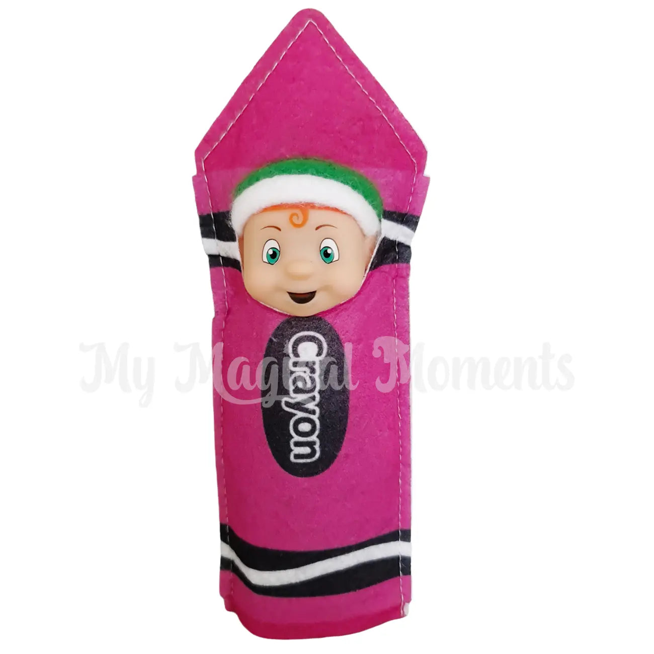 Purple crayon elf toddler outfit