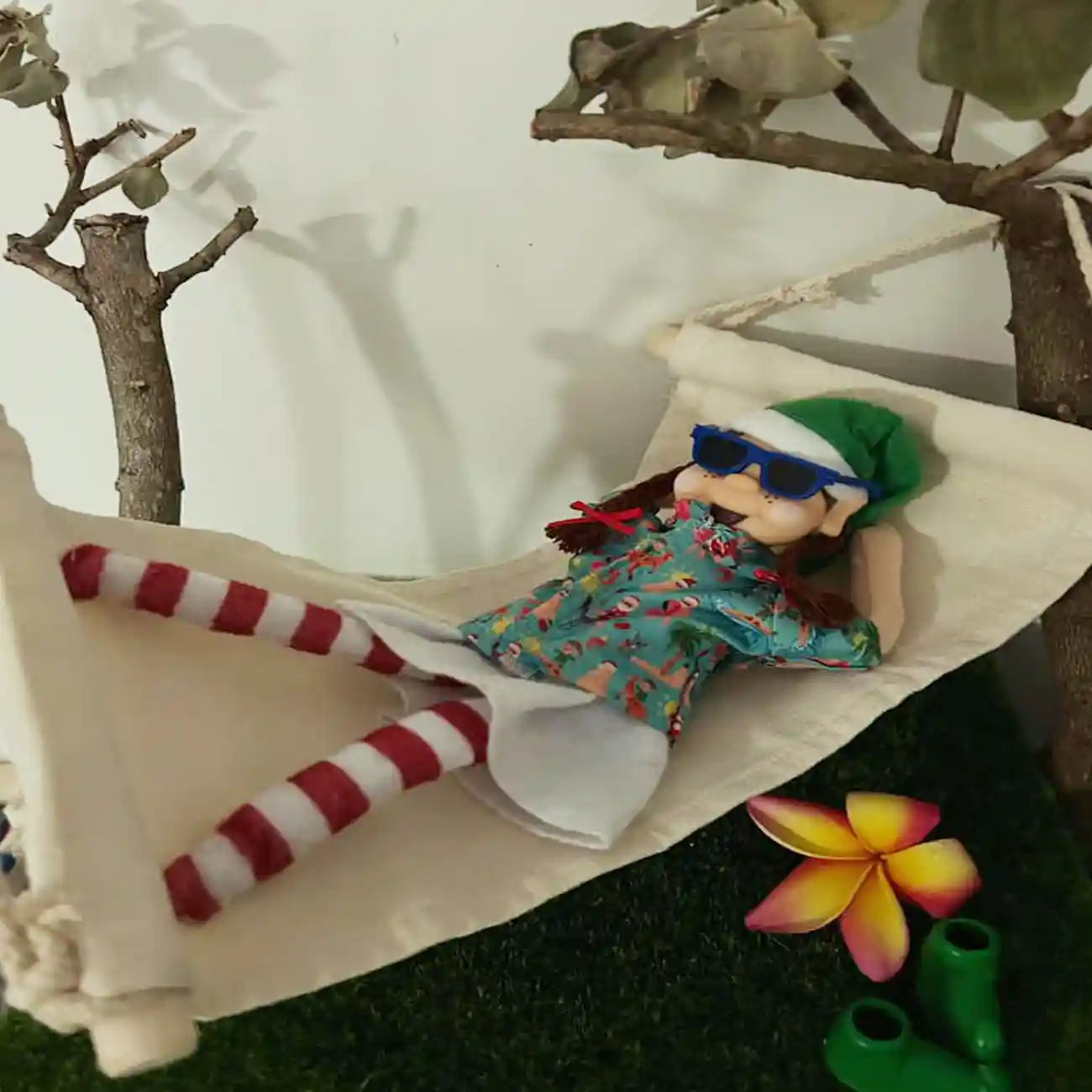 My elf friends on a hammock prop customer photo