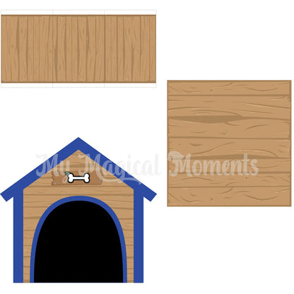 ELf printable dog house