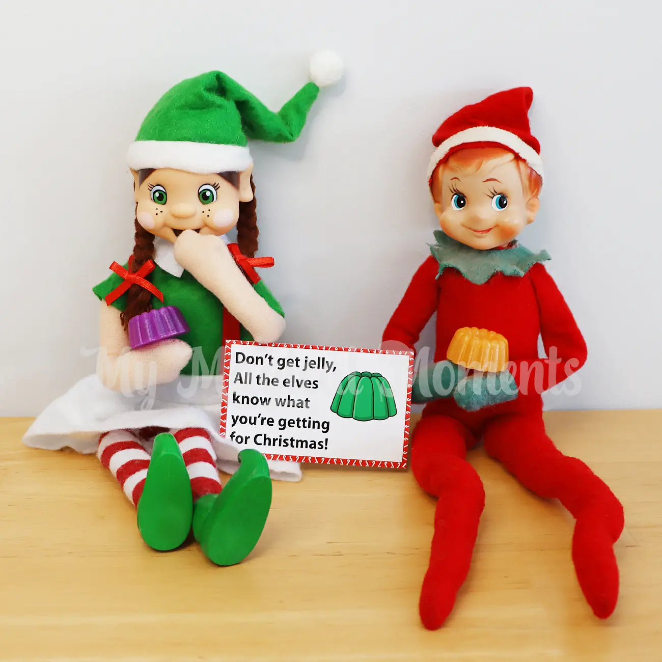 Elves with mini jelly elf props