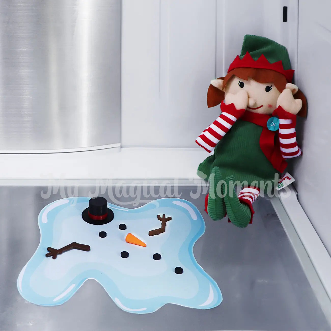 Efc watching a melting snowman