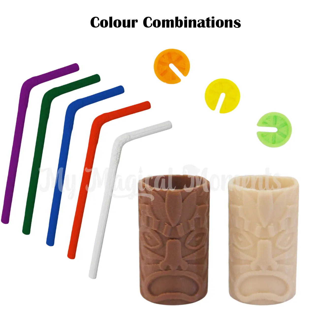 Elf sized tiki cocktail props