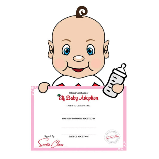 elf baby adoption clipart